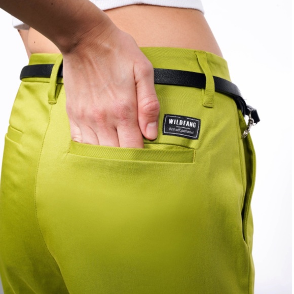 NWT Wild Fang Essential Slim Crop Pant - size 20 - Pickle color - Picture 4 of 6